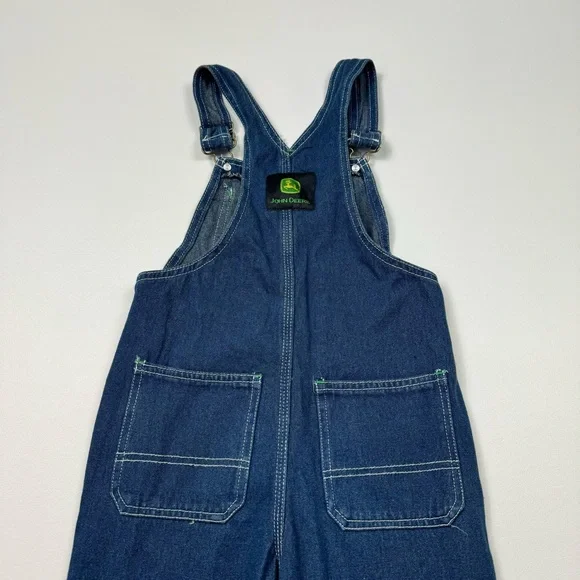 Boy’s/Kid’s John Deere 1pc Denim Jean Overalls Size 6 - Picture 4 of 5